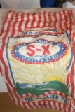 Antique S-X Cloth Seed Sack