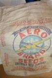 Antique Areo Brand Seeds Cloth Sack