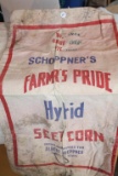 Antique Schoeppner's Hybrid Seed Cloth Seed Sack