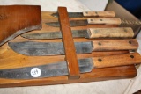Old Hickory Knife Set, original case, all very nice