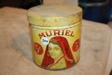 Antique Muriel 5 Cent Cigar Tin