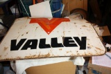 Heavy Steel Antique Valley Double Sided Sign