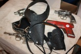 Rare Dick Tracey, Mattel Belt, Western Holsters and 4 non working pistols