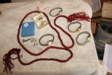 Vintage Jewelry, Beaded Belt, Watches
