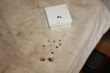 Vintage Onyx and Diamond Earrings (tested)