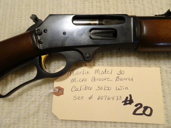 Marlin Model 30AW 30-30, Micro Groove Barrel