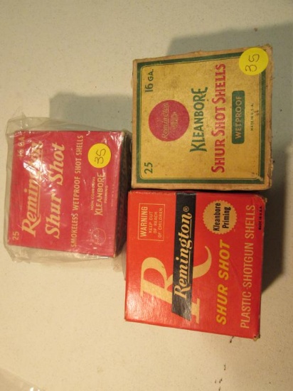 Remington 16 ga 3 boxes