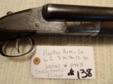 Hunter Arms Co L.C. Smith 12 ga Double Barrel/Trigger