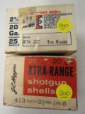 2 Boxes of 20 Ga Shells