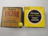 Peters Victor 12 ga. 7 1/2 shot and Peters Trap 8 shot