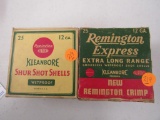 Remington Express 12 ga, 2 Shot, Rem Kleanbore 12 ga 7 1/2 shot