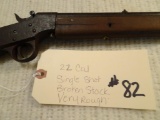 Old 22 Cal, Single Shot, Rolling Block