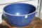 Antique Large Blue Crock Bowl