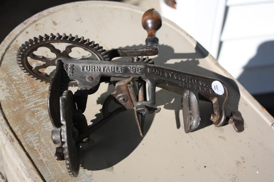 Rare Goodell Cast Iron Apple Peeler