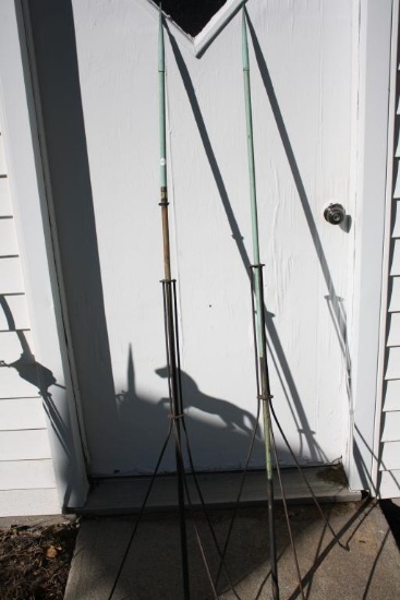 (2) Antique Copper Lightning Rods