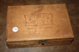 Officer's Club Wood Cigar Box