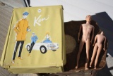 Rare Ken Doll & Case, 1962 Mattel
