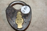 Antique Heart Lock, MW Co.