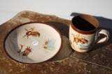 Western Theme Plates & Mugs