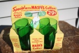 Rare Nash's Coffee 1950's Newest Colors Tumblers