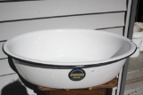 Vintage Enamel Steel Ware Child's Tub