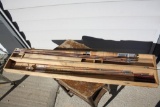 Antique Split Bamboo Fly Rod & Casting Rod