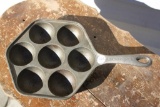 Abelskiver Cast Iron Muffin Pan