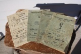 Four 1930's & 1950's Telephone Directories