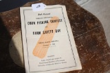 Vintage Corn Picking Contest Pamphlets
