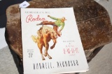 Rare Burwell Rodeo Program, 1950