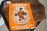 Rare Nebraska's Big Rodeo Program, 1968