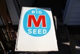 Big M Seed Tin Sign