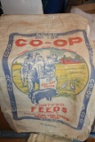 Co-op Feeds Cloth Seed Sack