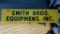 Smith Bros. Equipment Tin Sign