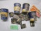 Golden Nugget Wax Glasses & Match Book Lot