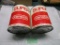 2 1 Gallon Conoco Super Motor Oil Cans