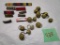 Lot of Old WWII Military Buttons and Bars