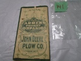 Rare 1902 Original John Deere Pocket Ledger