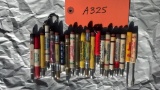 19 Assorted Bullet Pencils, 2 Adver. Screwdrivers