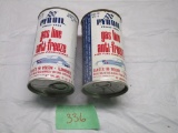 2 Pyroil Gas Line Antifreeze Tins, 11 1/2 OZ.