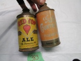 2 Old Cone Top  Beer Cans