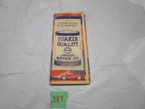 1940 Quaker Quality Oil Road Map, Nebraska