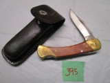 Older Schrade Lock Back Knife w/Belt Holder