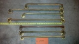 7 Brass Towel Racks