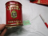 Early Union Leader Tobacco Tin