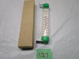 Old Thermometer w/box, Farmers Co-op, Leigh, Nebr.