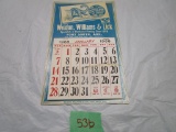 1968 Circus Calendar