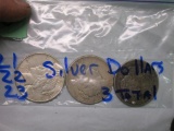 1921 , 1922, 1923 Silver Dollars