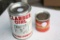 2 Vintage Tins-Butter-Nut Coffee, Clabber Girl Baking Powder