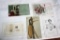 (5) Antique Postcards